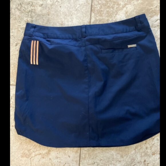 2/$10 SALE 🎄Adidas size 14 Blue Mini Skirt - Picture 4 of 4